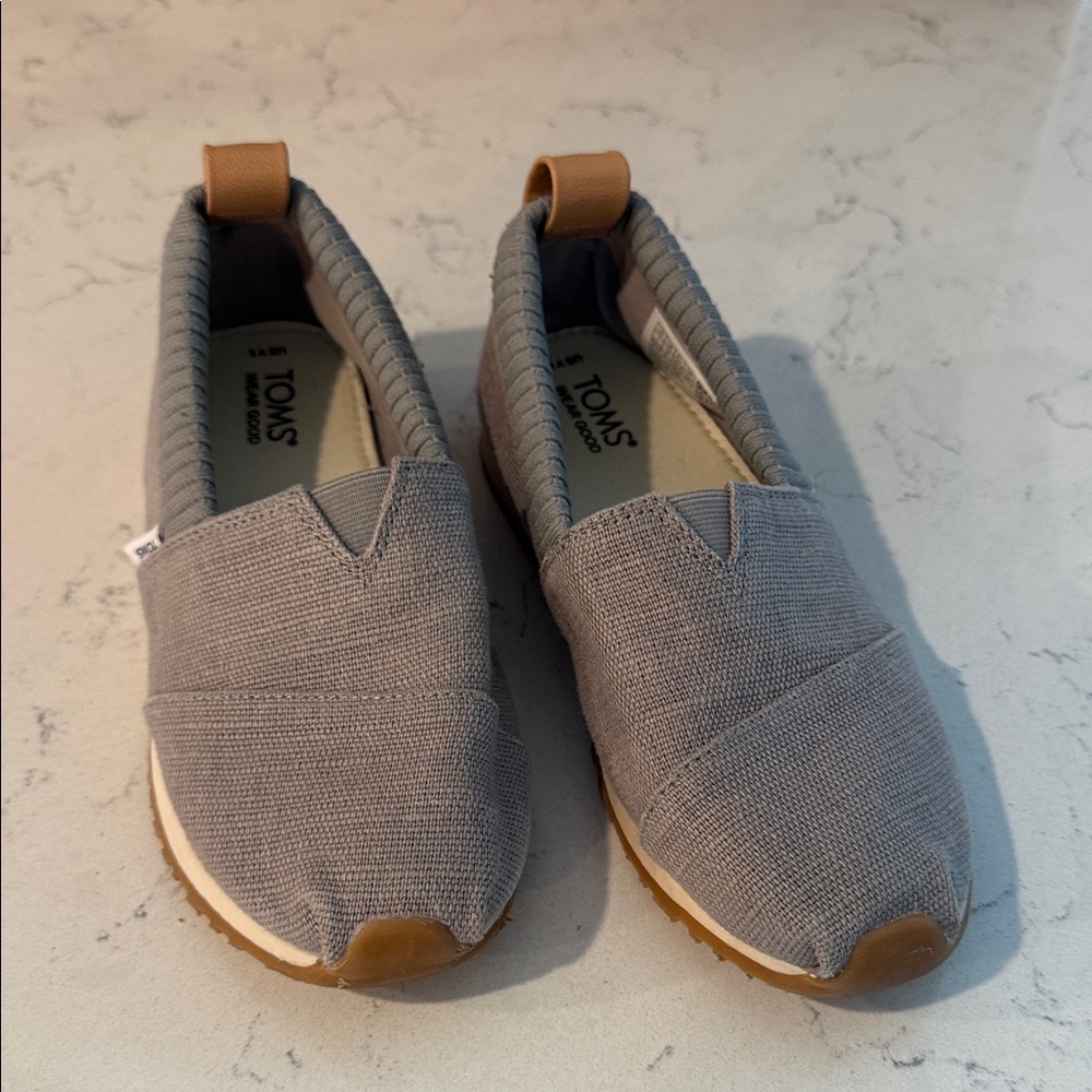 Toms Kids Gray Dress Shoes